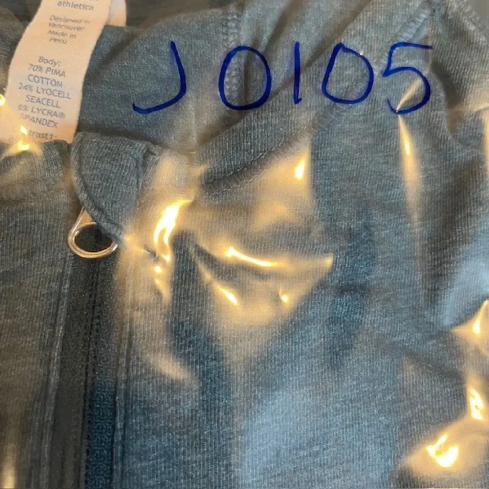 Lululemon Clip-In Long Sleeve Top Heathered Alberta Lake Size 10